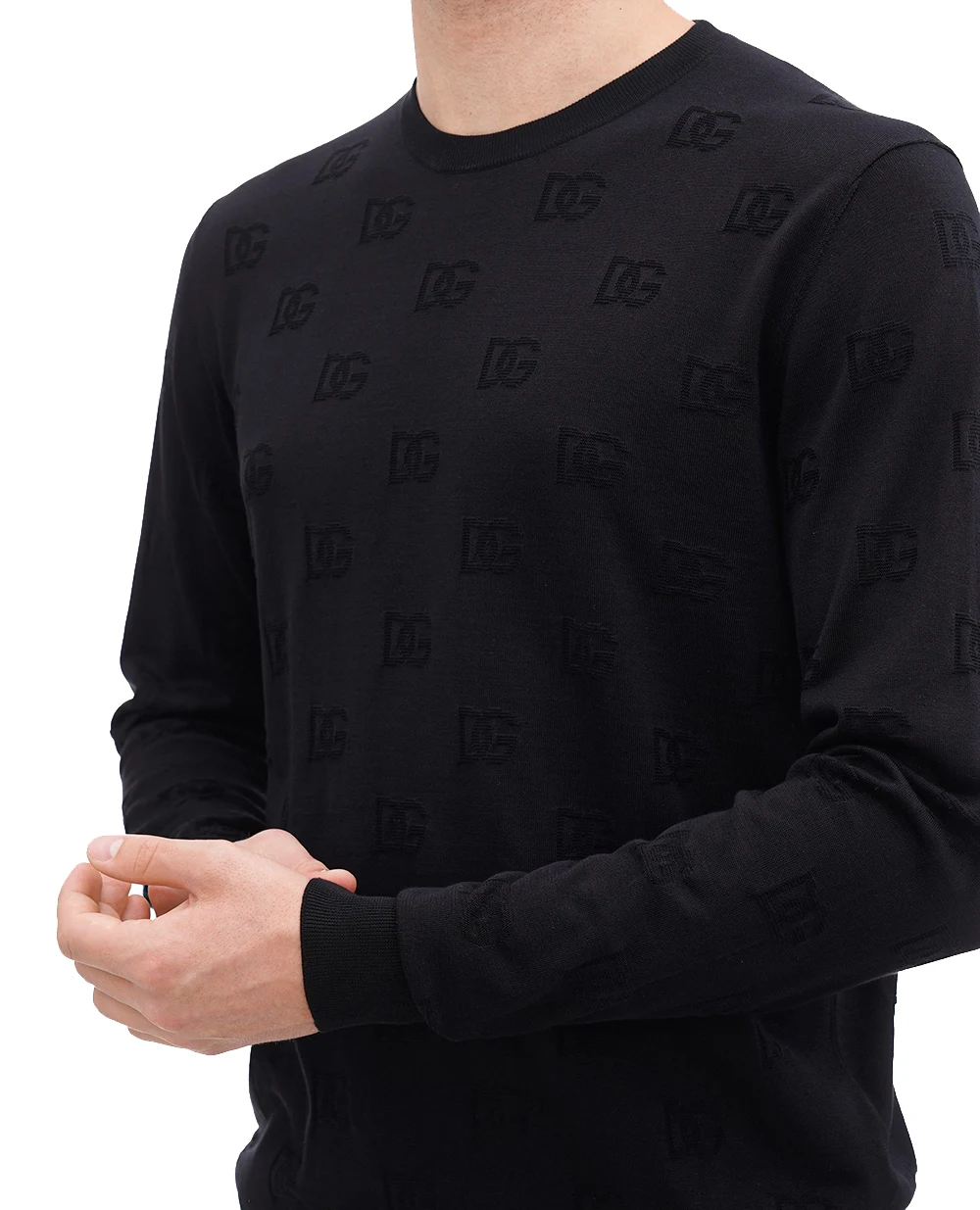 Джемпер Dolce&Gabbana GXJ79T-JAST6, черный цвет • Купить в интернет-магазине Kameron