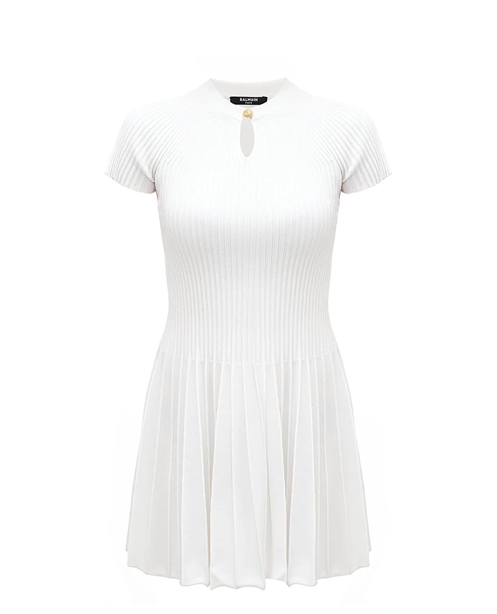 Платье Balmain CF0R7091KG36, белый цвет • Купить в интернет-магазине Kameron