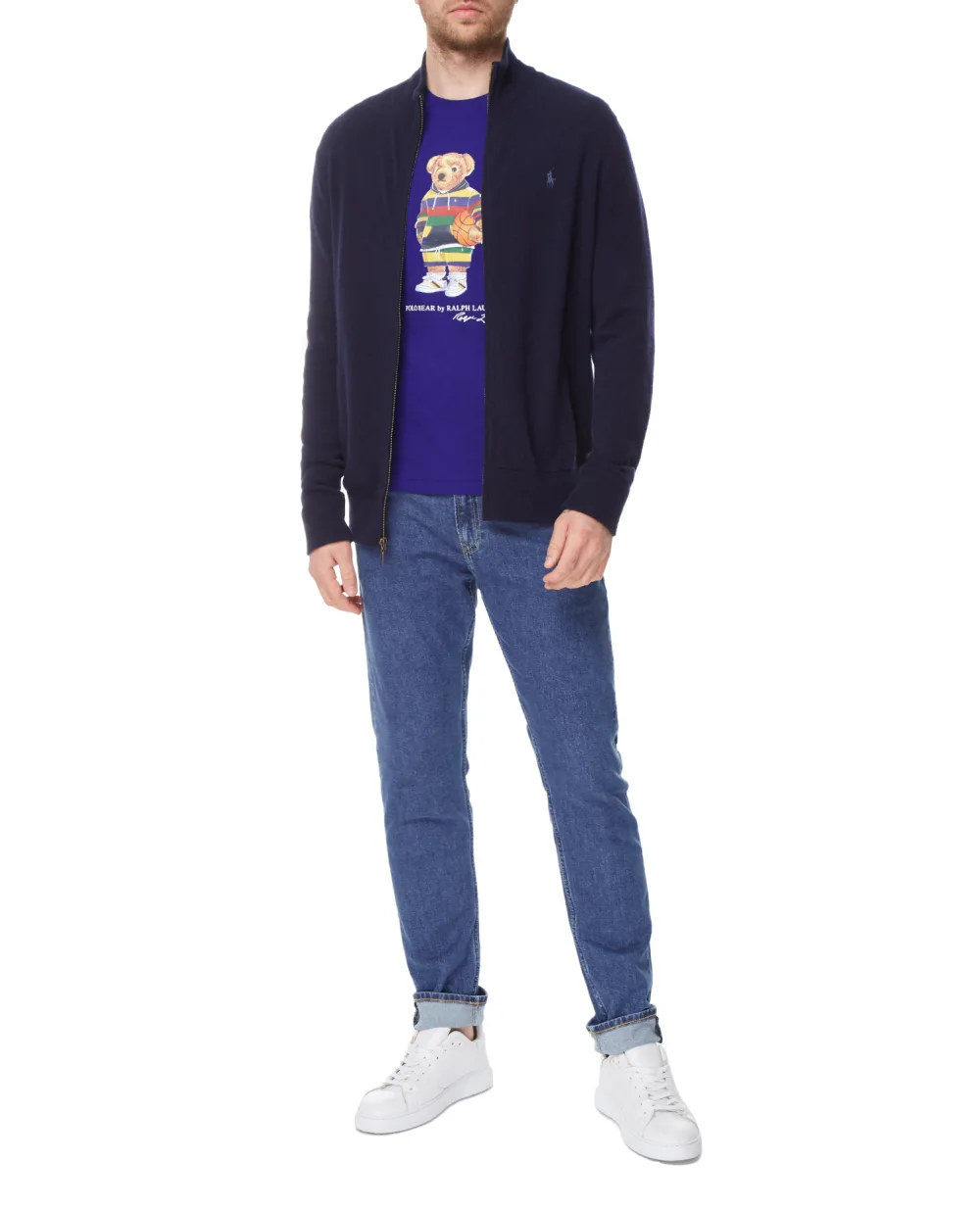 Свитер Polo Ralph Lauren 710876719001, темно-синий цвет • Купить в интернет-магазине Kameron