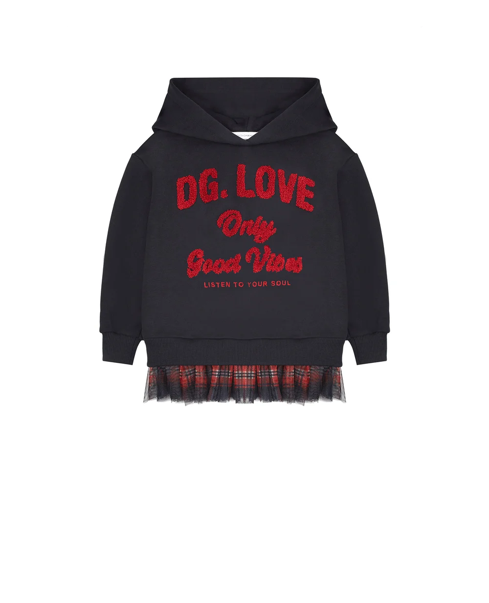 Худи Dolce&Gabbana Kids L5JW4X-G7AX6-B, темно-синий цвет • Купить в интернет-магазине Kameron