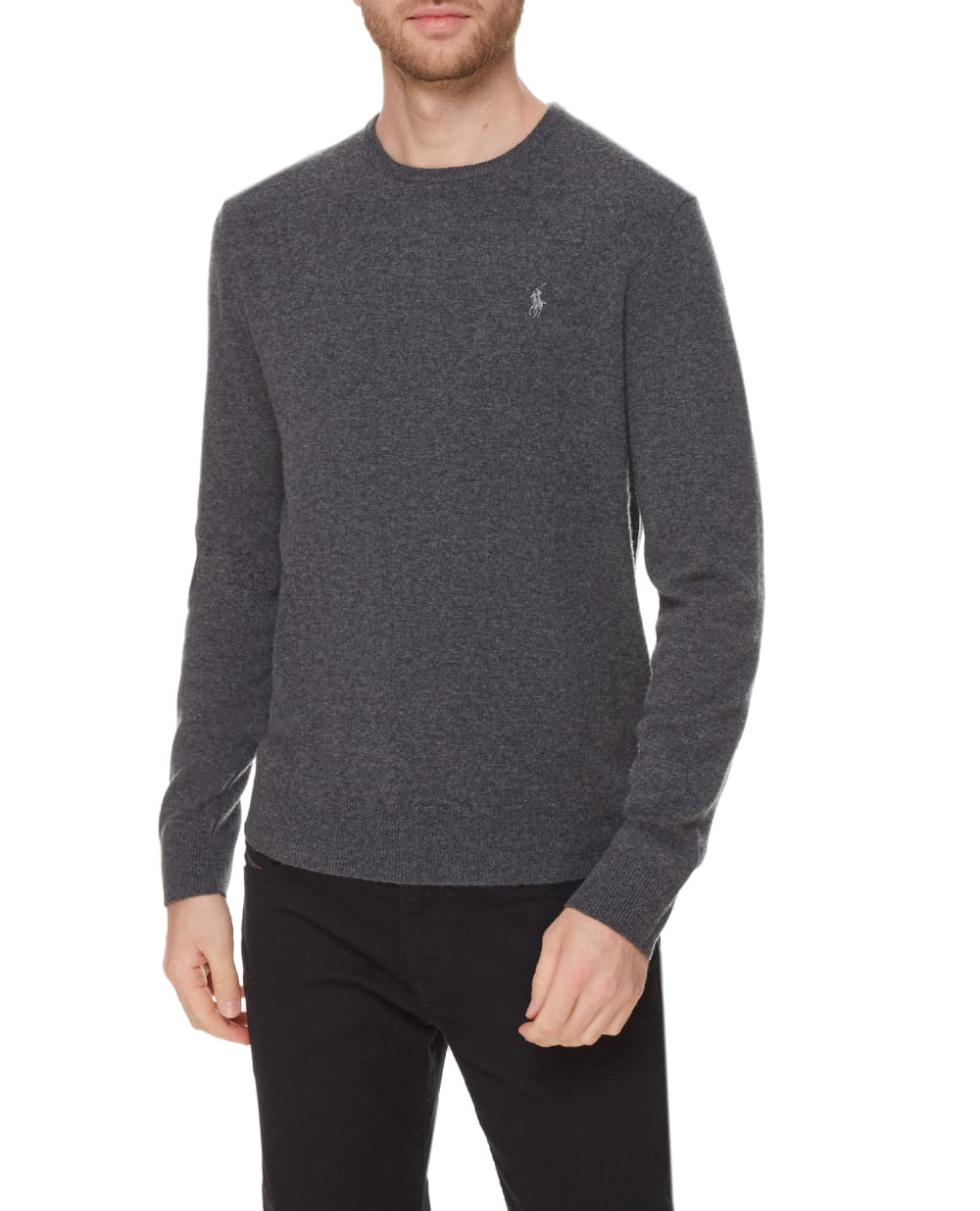 Шерстяной джемпер Polo Ralph Lauren 710667378025, серый цвет • Купить в интернет-магазине Kameron