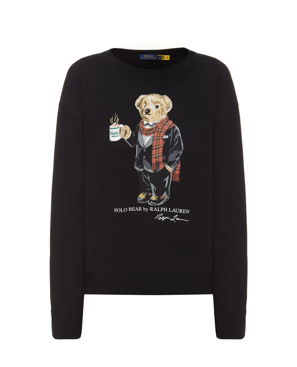 Свитшот Polo Ralph Lauren 211823689001, черный цвет • Купить в интернет-магазине Kameron