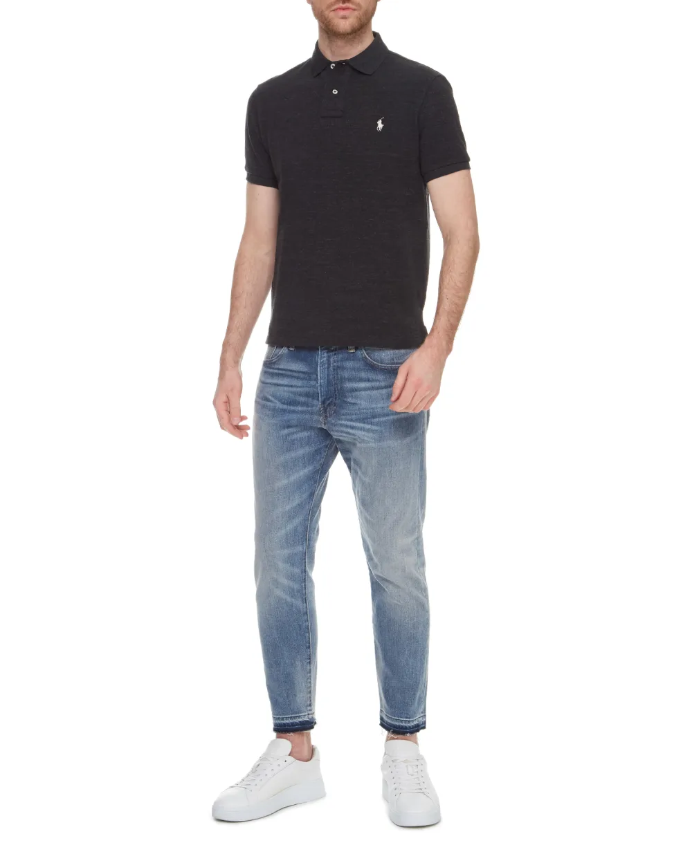 Поло Polo Ralph Lauren 710680784011, черный цвет • Купить в интернет-магазине Kameron