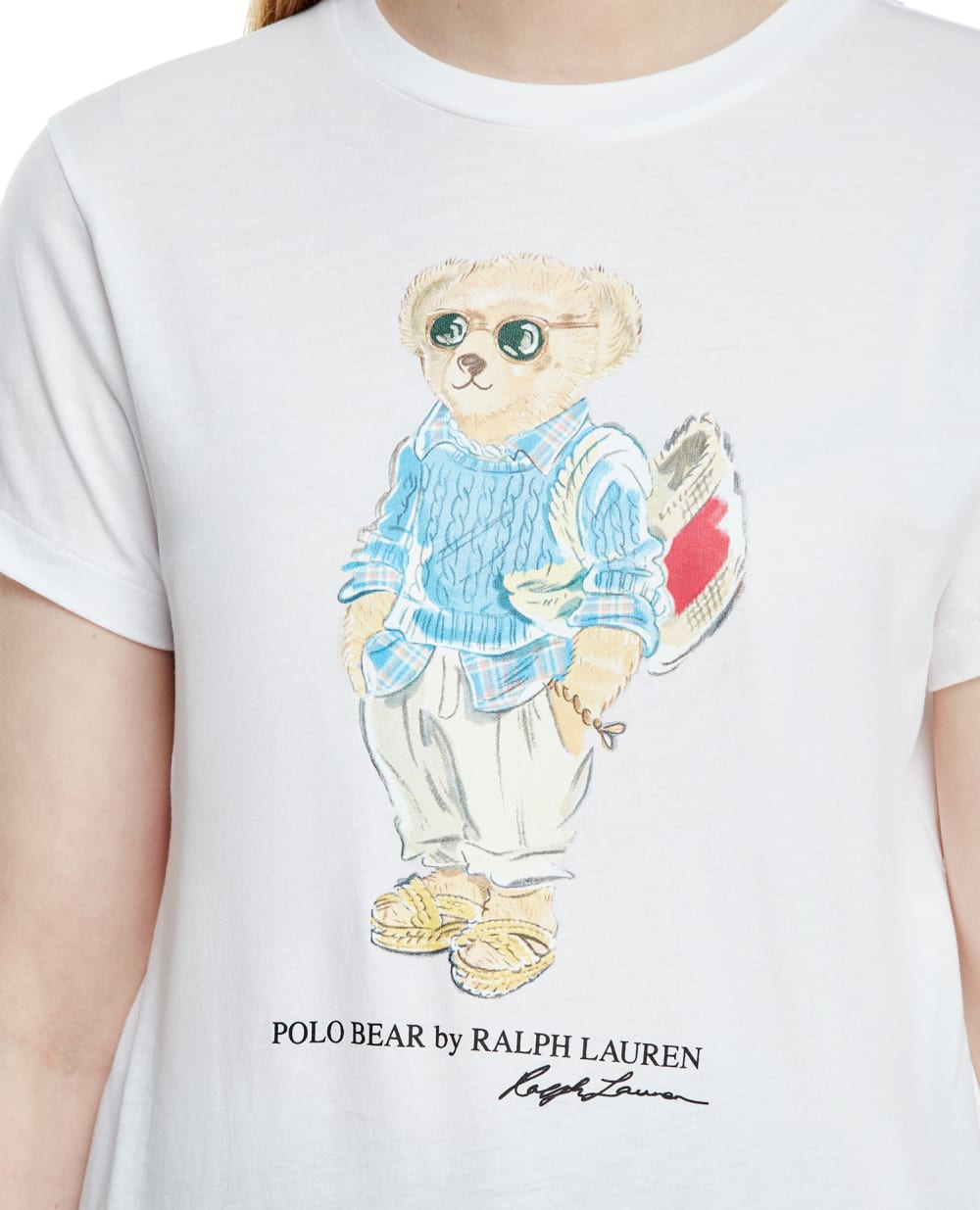 Футболка Polo Ralph Lauren 211863299001, белый цвет • Купить в интернет-магазине Kameron