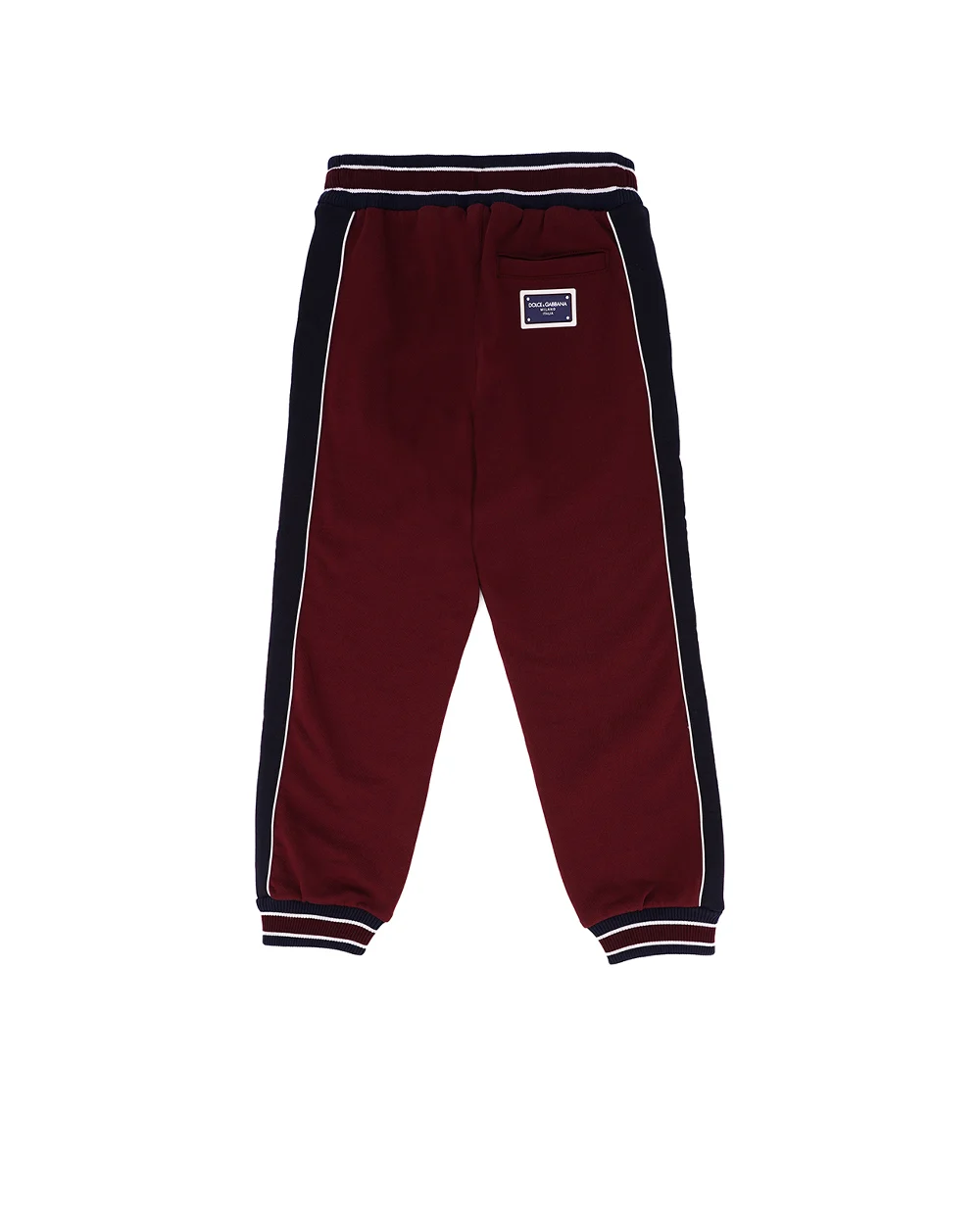 Детские спортивные брюки (костюм) Dolce&Gabbana Kids L4JPJB-G7NMZ-S, бордовый цвет • Купить в интернет-магазине Kameron