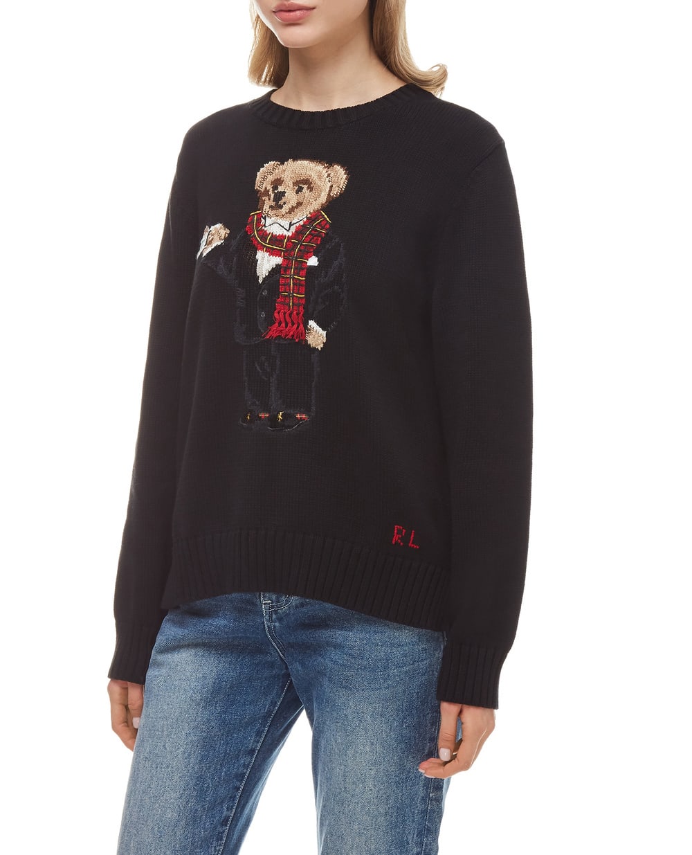 Свитер Polo Ralph Lauren 211823477001, черный цвет • Купить в интернет-магазине Kameron