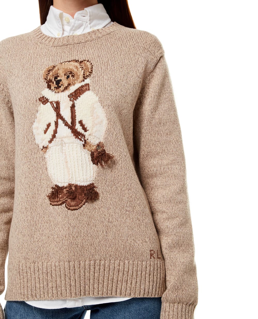 Свитер Polo Ralph Lauren 211847034001, бежевый цвет • Купить в интернет-магазине Kameron