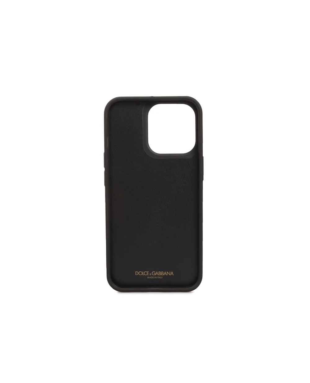 Кожаный чехол для iPhone 13 Pro Dolce&Gabbana BI3135-AW576, черный цвет • Купить в интернет-магазине Kameron