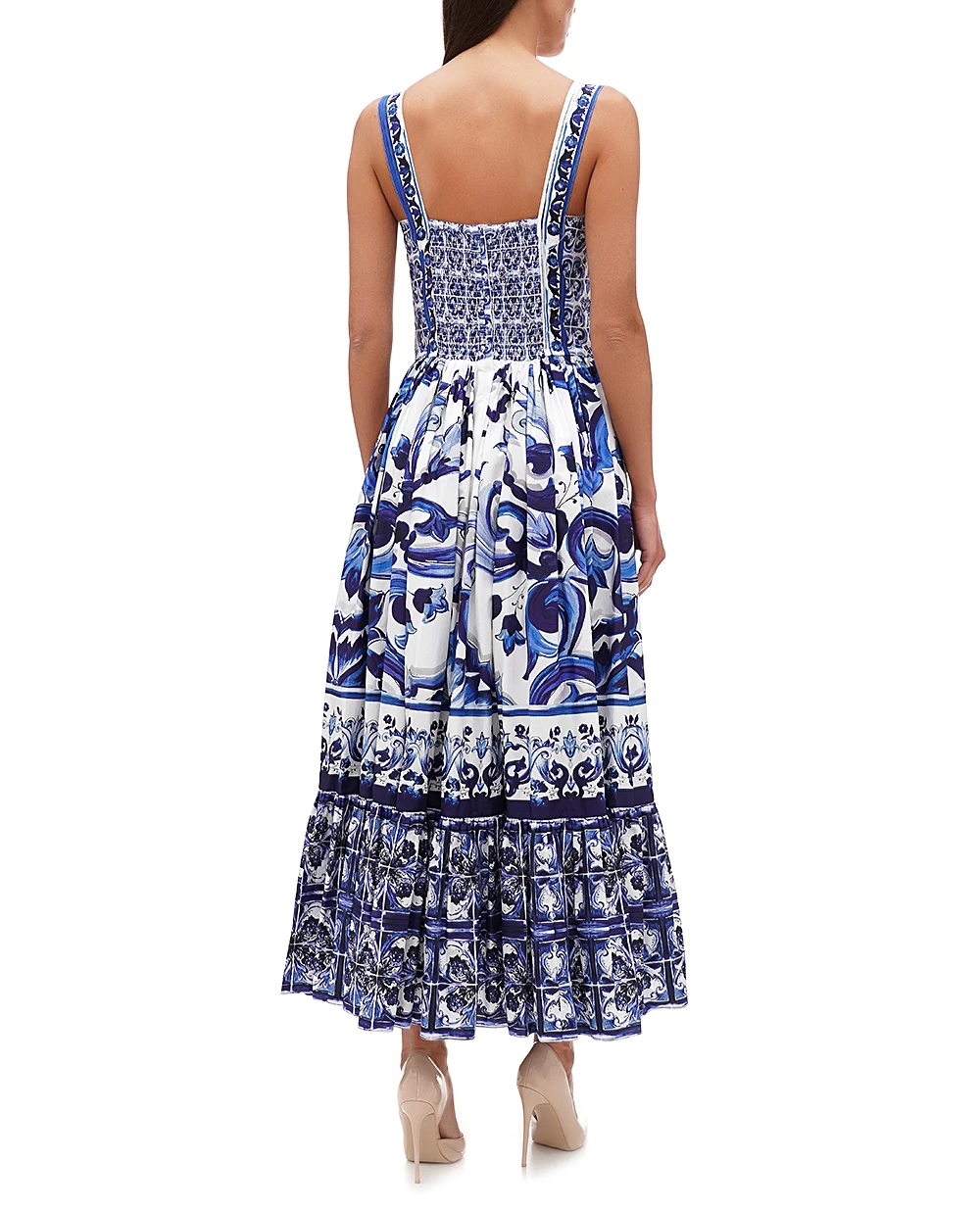 Сарафан Dolce&Gabbana F6AEIT-HH5A1, синий цвет • Купить в интернет-магазине Kameron