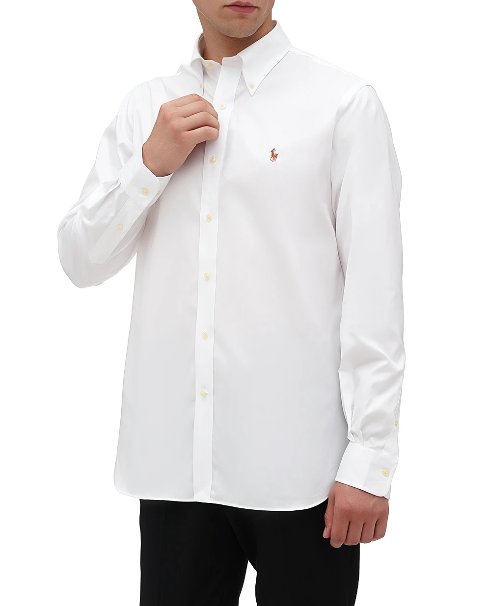 Рубашка Polo Ralph Lauren 712870507001, белый цвет • Купить в интернет-магазине Kameron