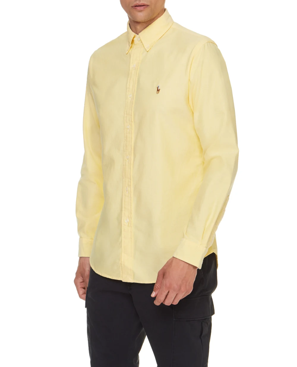 Рубашка Polo Ralph Lauren 710795462004, желтый цвет • Купить в интернет-магазине Kameron