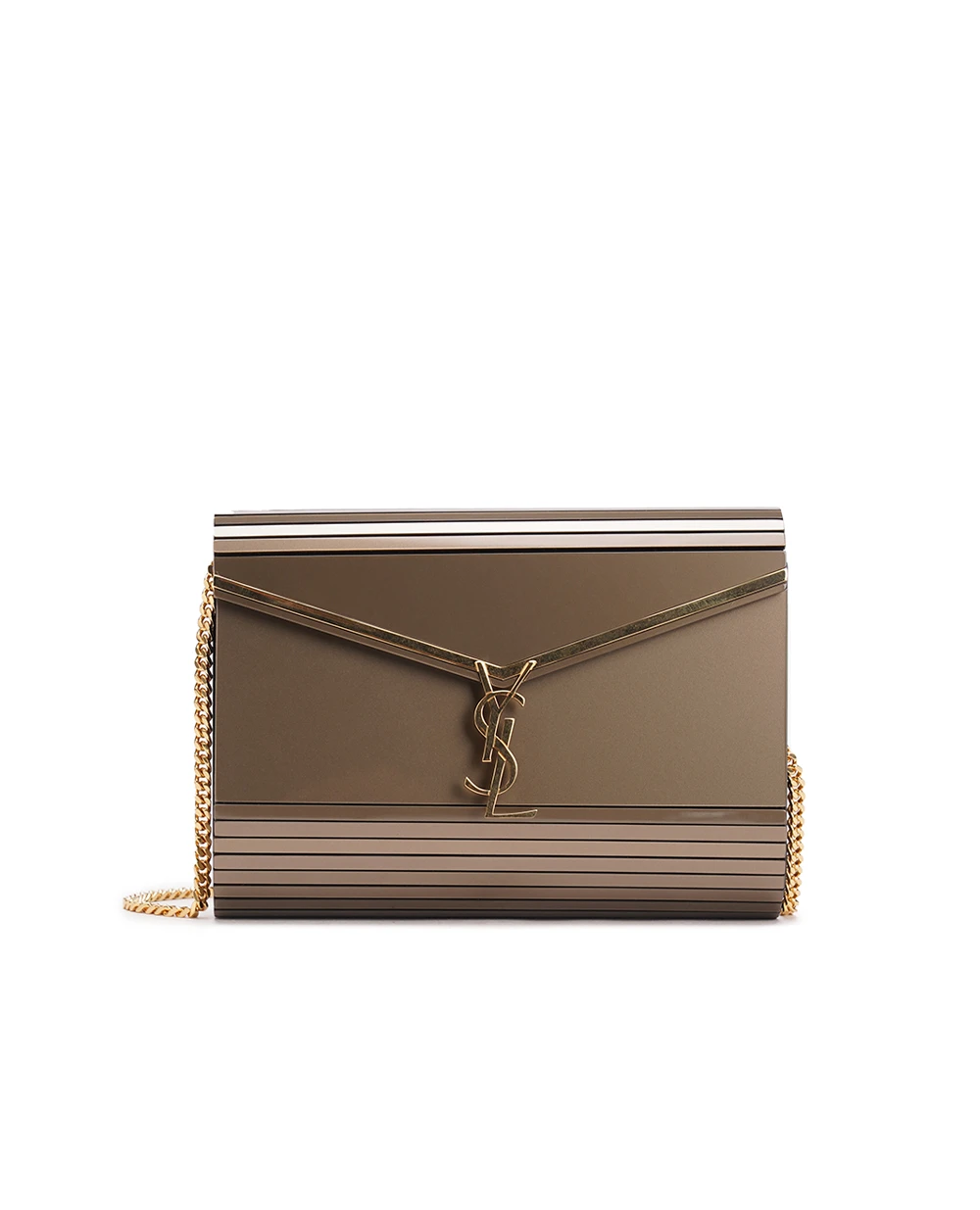 Сумка Vicky Mini Saint Laurent 716543-JA70J, бронзовый цвет • Купить в интернет-магазине Kameron