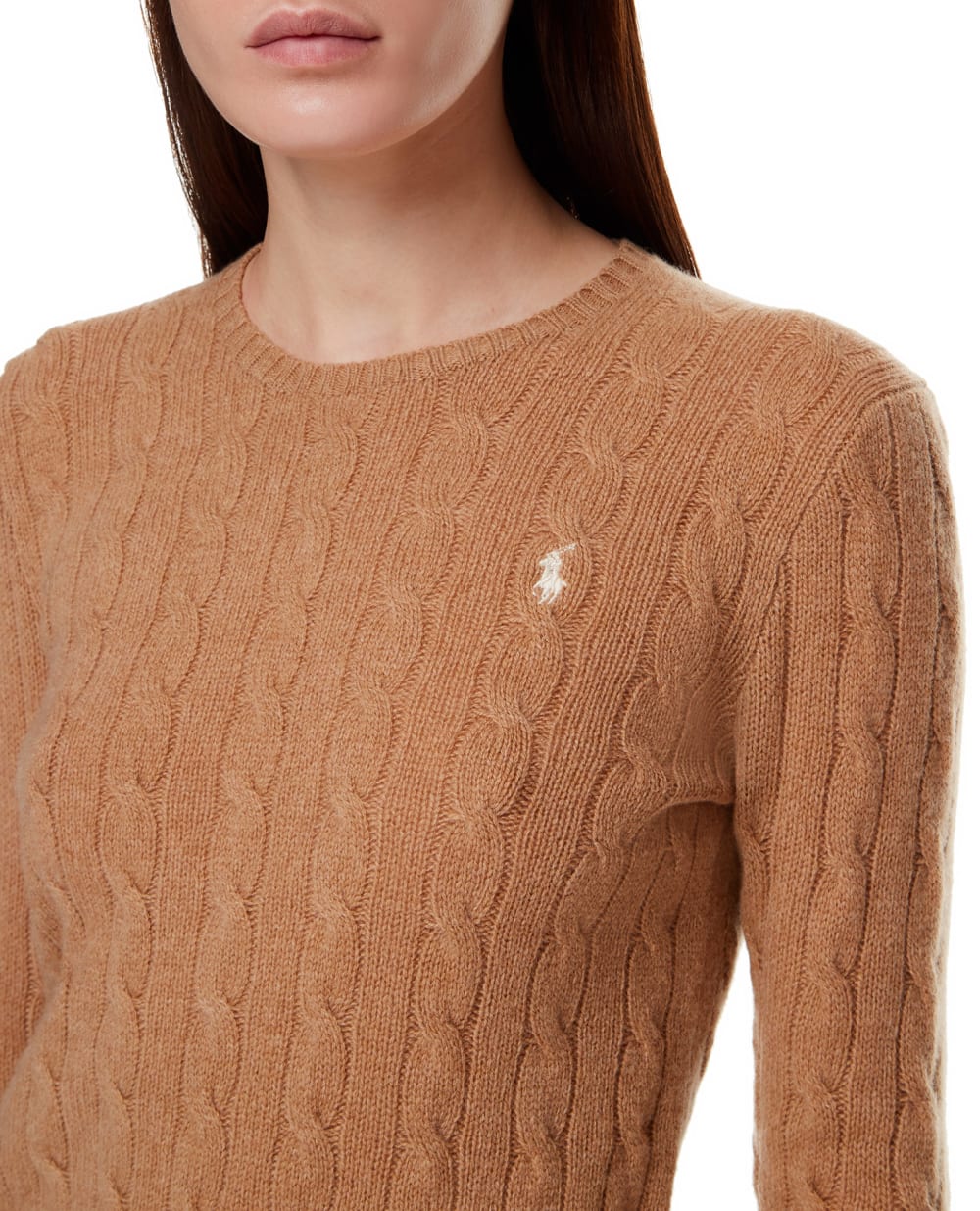 Шерстяной джемпер Polo Ralph Lauren 211525764078, бежевый цвет • Купить в интернет-магазине Kameron