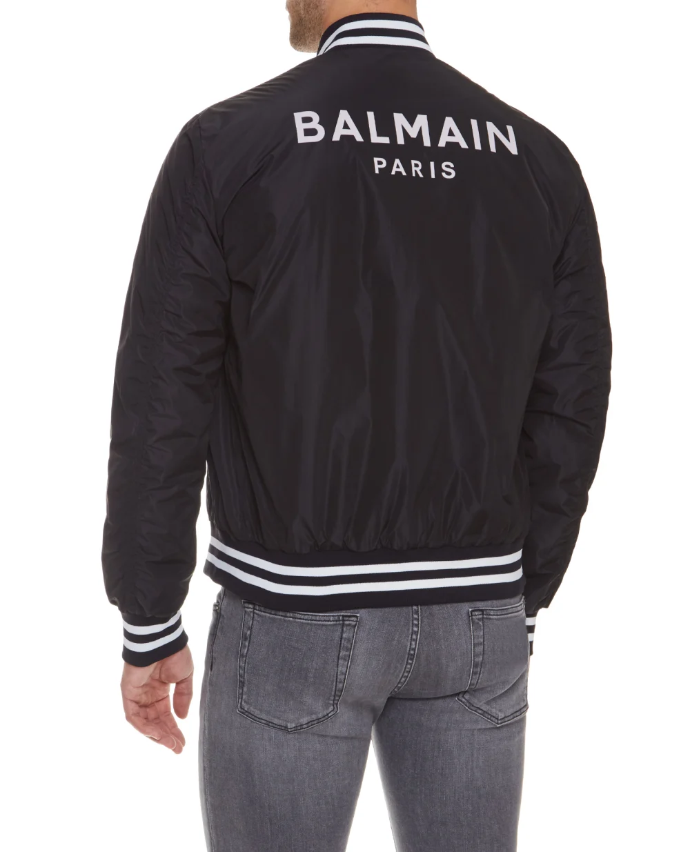Бомбер Balmain WH1TF002X137, черный цвет • Купить в интернет-магазине Kameron