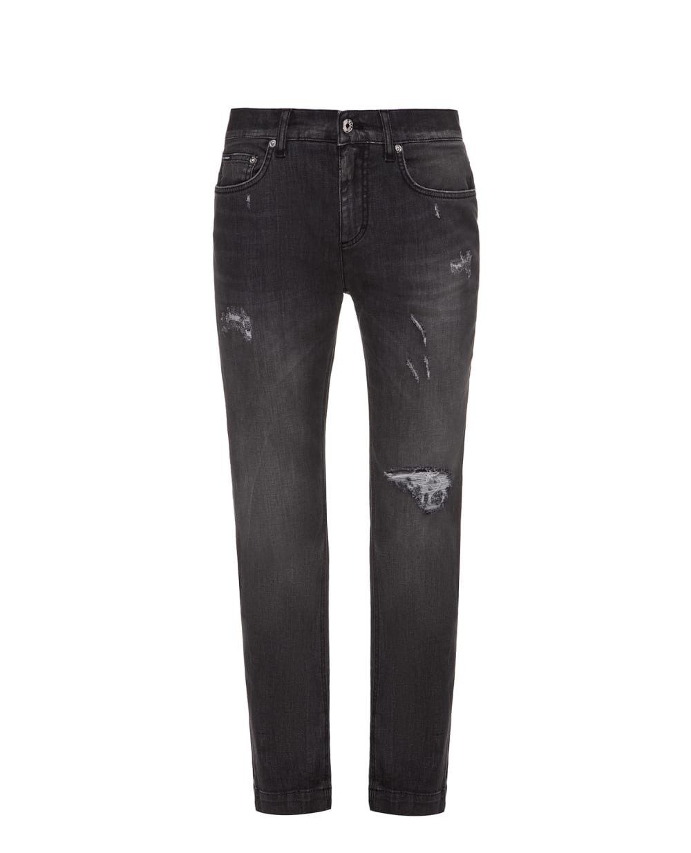 Джинсы Boyfriend Dolce&Gabbana FTAIAD-G899D, серый цвет • Купить в интернет-магазине Kameron