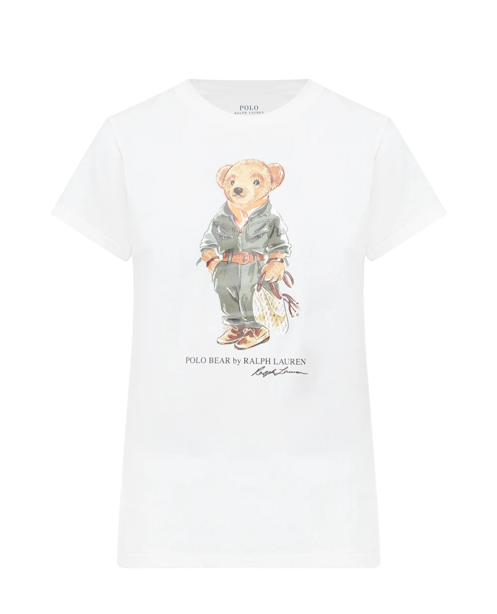 Футболка Polo Ralph Lauren 211856658001, белый цвет • Купить в интернет-магазине Kameron