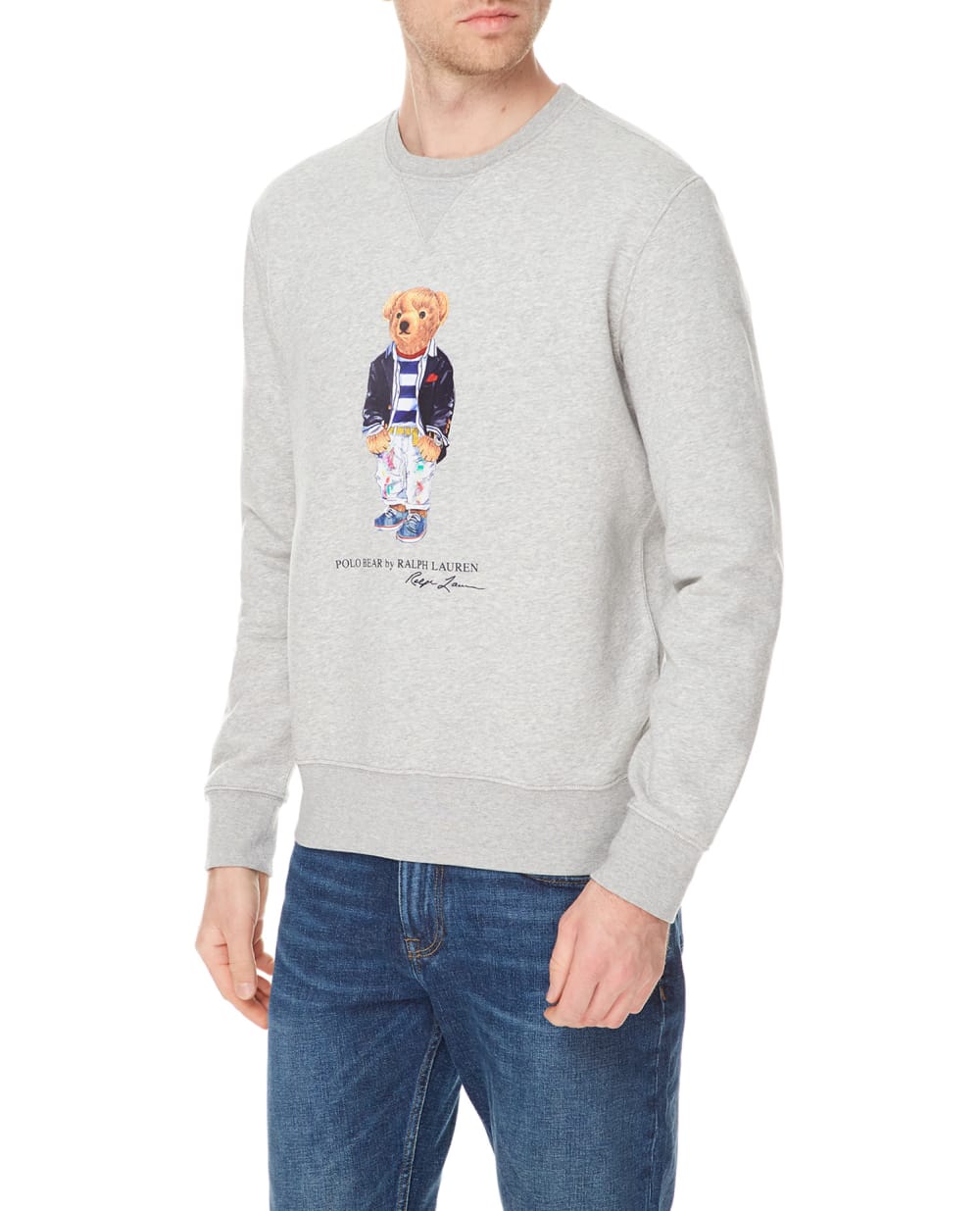 Свитшот Polo Ralph Lauren 710853308008, серый цвет • Купить в интернет-магазине Kameron