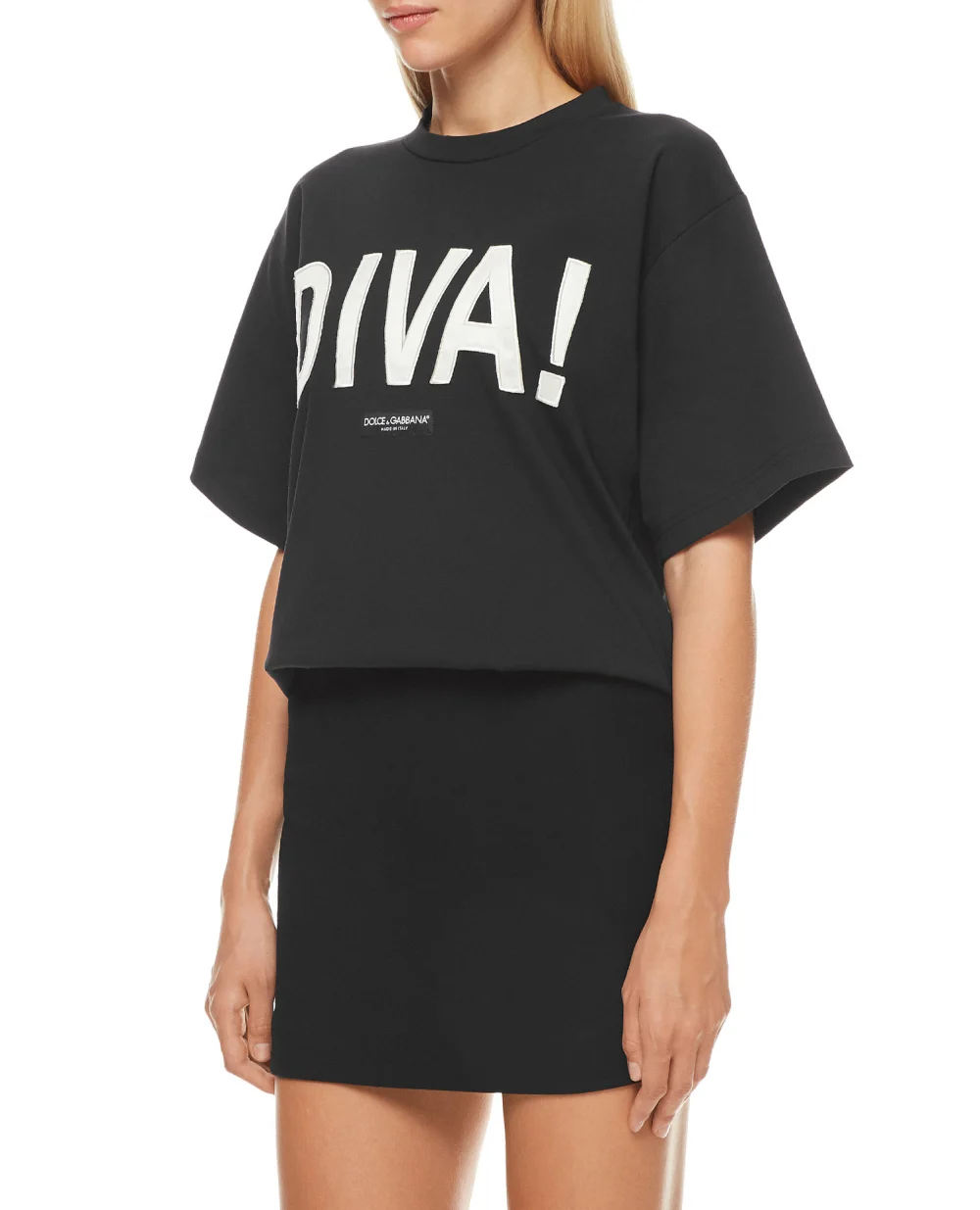 Футболка Dolce&Gabbana F8O50Z-FUGK4, черный цвет • Купить в интернет-магазине Kameron