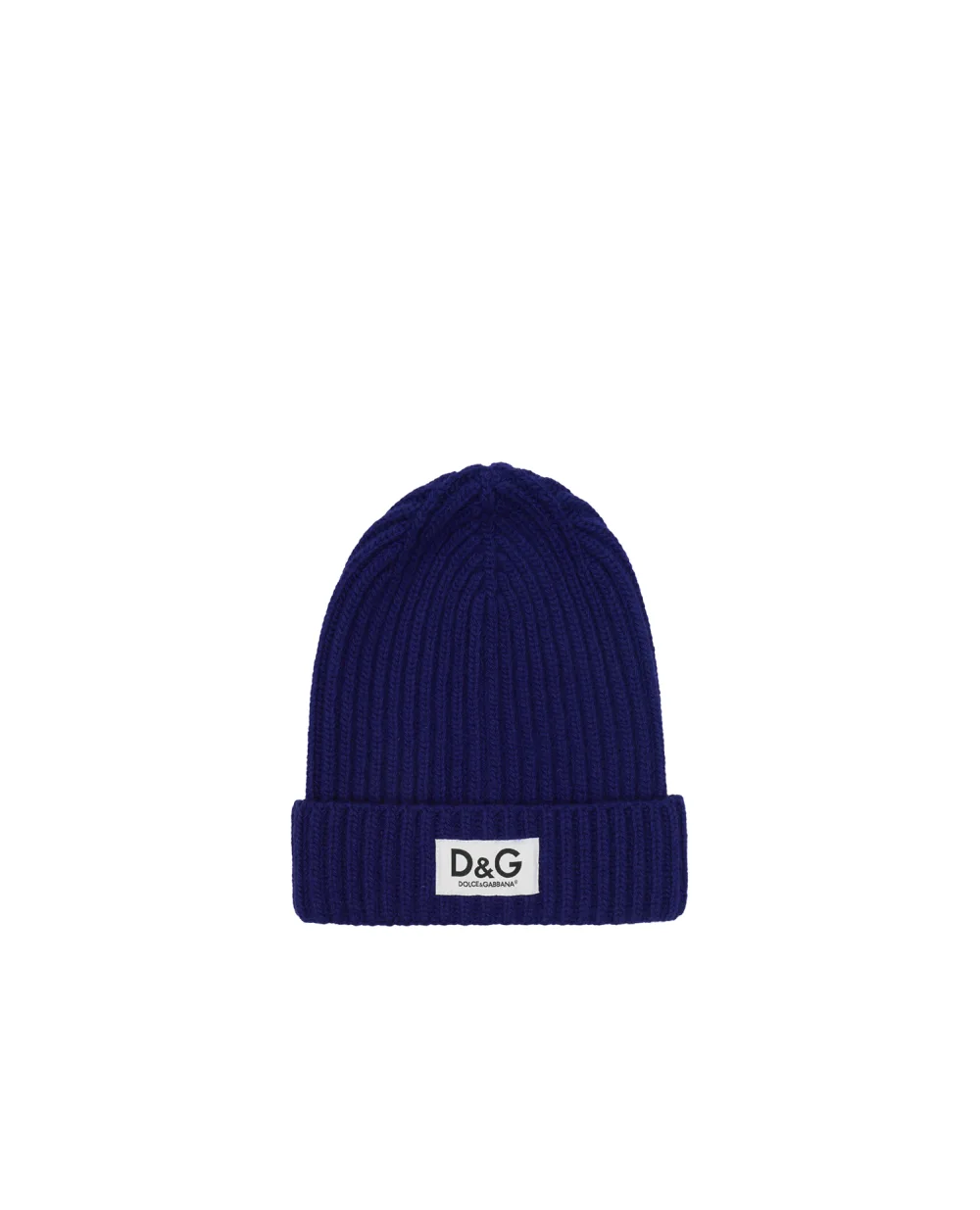 Детская шерстяная шапка Dolce&Gabbana Kids LBKH69-JBVJ1, синий цвет • Купить в интернет-магазине Kameron