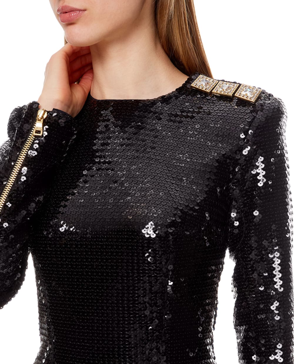 Платье Balmain VF16200X455, черный цвет • Купить в интернет-магазине Kameron