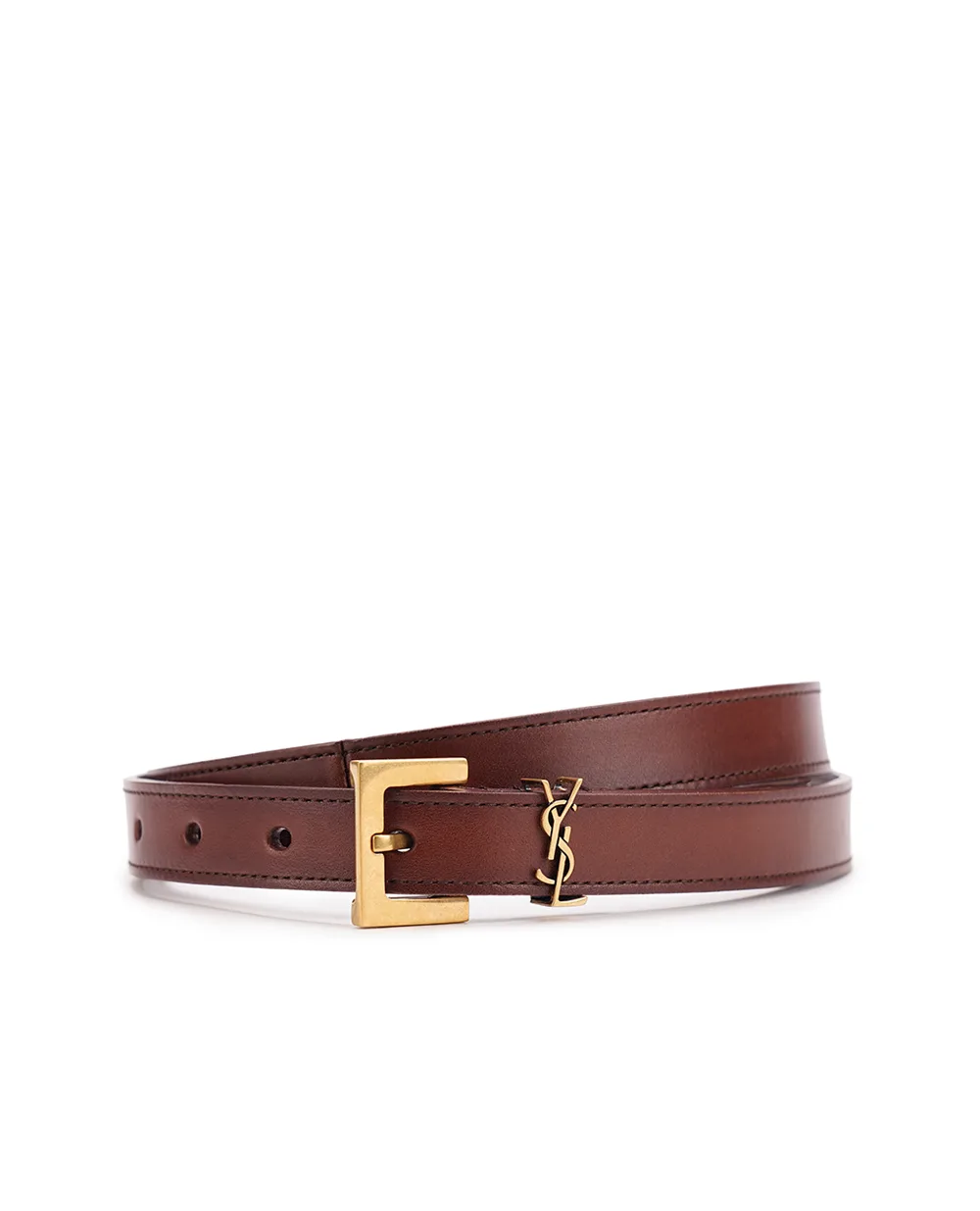 Ремень Saint Laurent 782076-AADBP, коричневый цвет • Купить в интернет-магазине Kameron