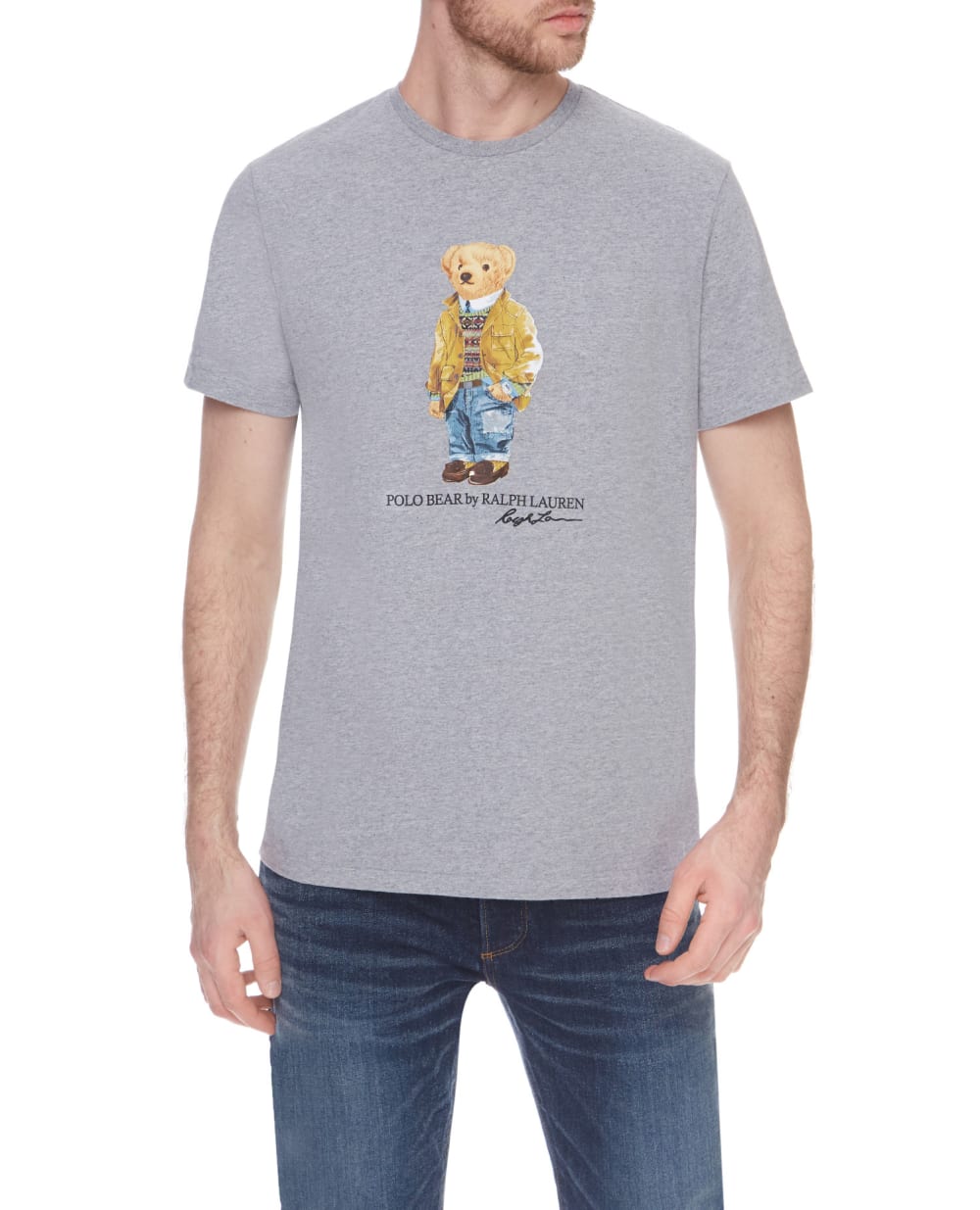 Футболка Polo Ralph Lauren 710835761002, серый цвет • Купить в интернет-магазине Kameron