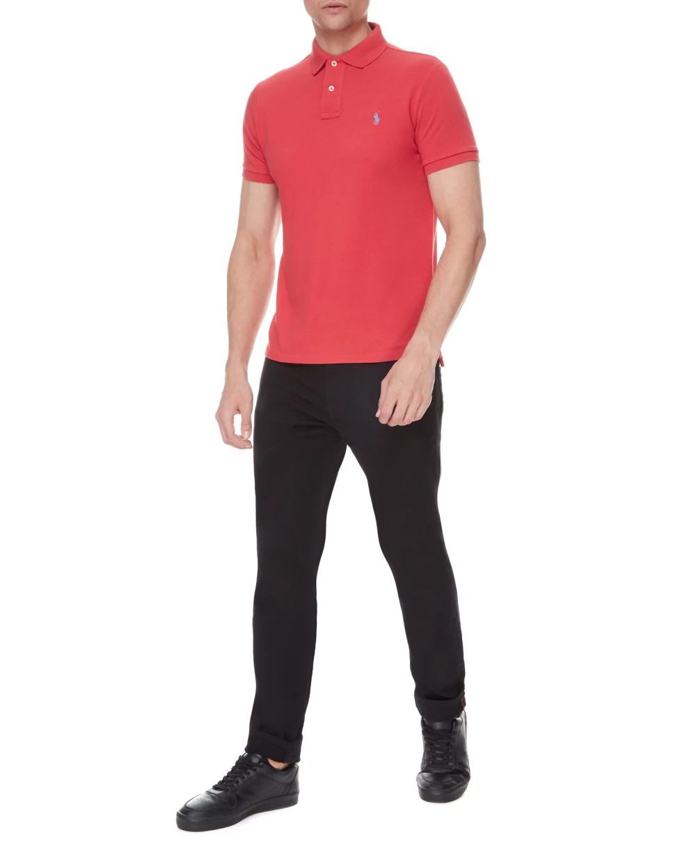 Поло Polo Ralph Lauren 710680784251, красный цвет • Купить в интернет-магазине Kameron