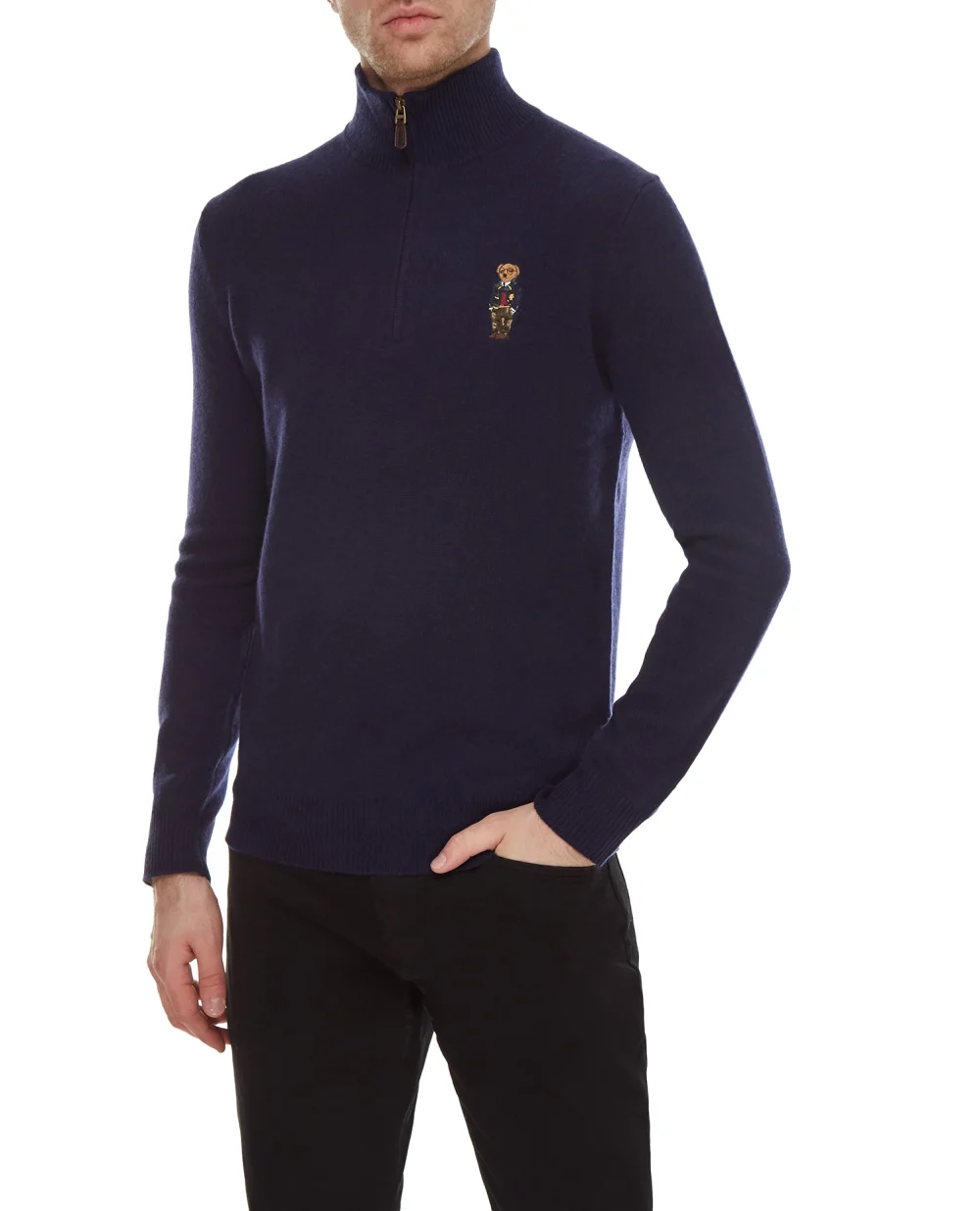 Шерстяной джемпер Polo Ralph Lauren 710810823002, синий цвет • Купить в интернет-магазине Kameron