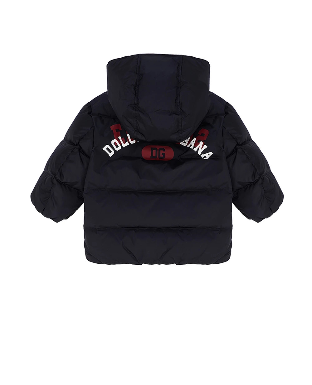 Детский пуховик Dolce&Gabbana Kids L4JB6T-G7NMN-B, черный цвет • Купить в интернет-магазине Kameron