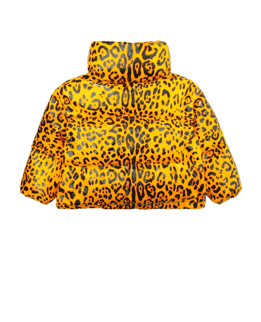Детский пуховик Dolce&Gabbana Kids L5JBJ4-FSRNH-S, желтый цвет • Купить в интернет-магазине Kameron