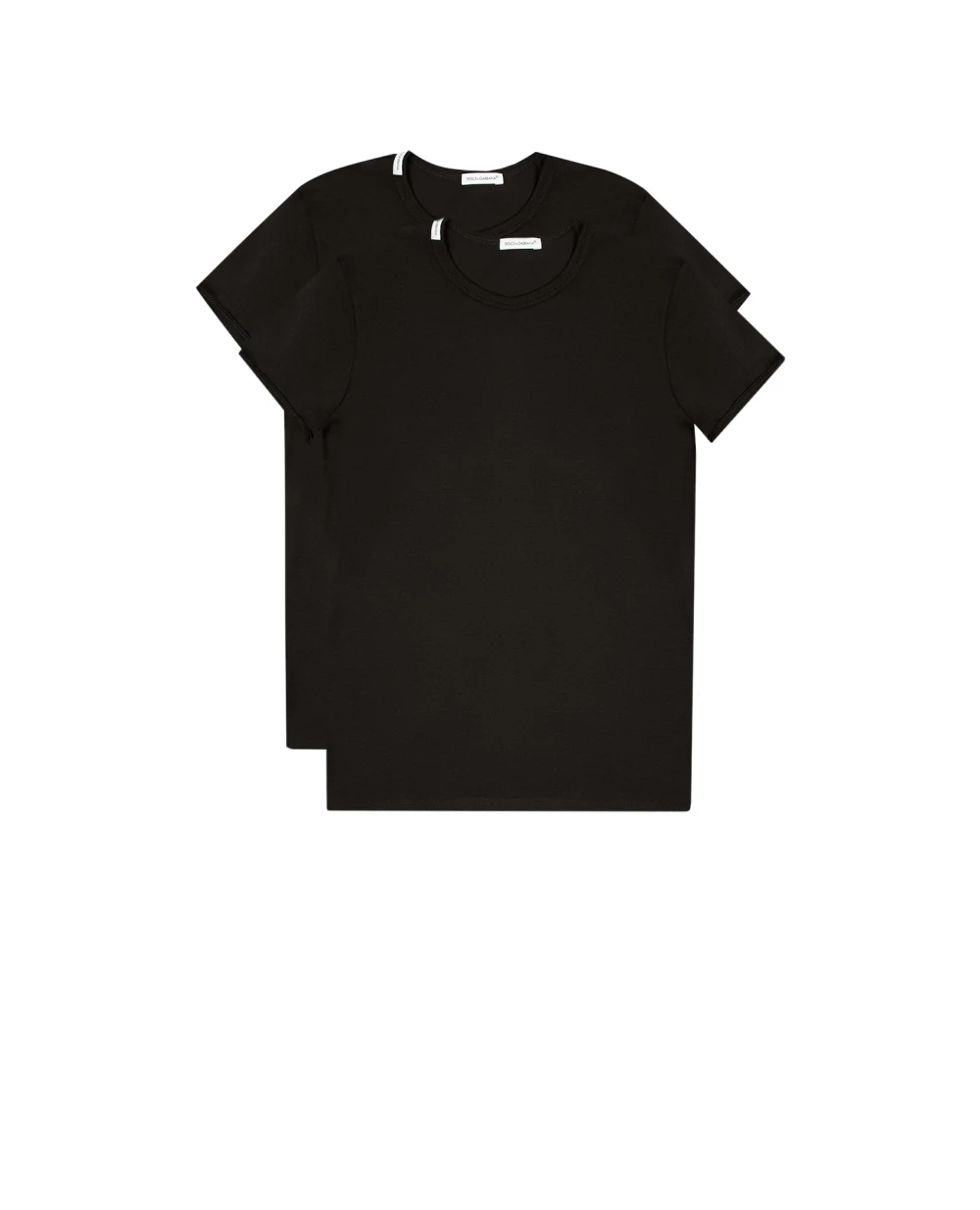 Детская футболка (2 шт) Dolce&Gabbana Kids L4J703-G7OCU, черный цвет • Купить в интернет-магазине Kameron