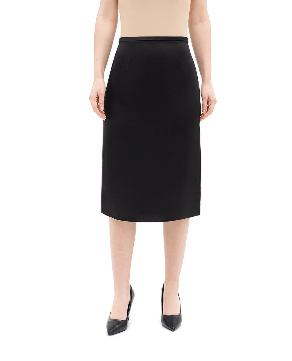 Юбка Saint Laurent 723251-Y001W, черный цвет • Купить в интернет-магазине Kameron