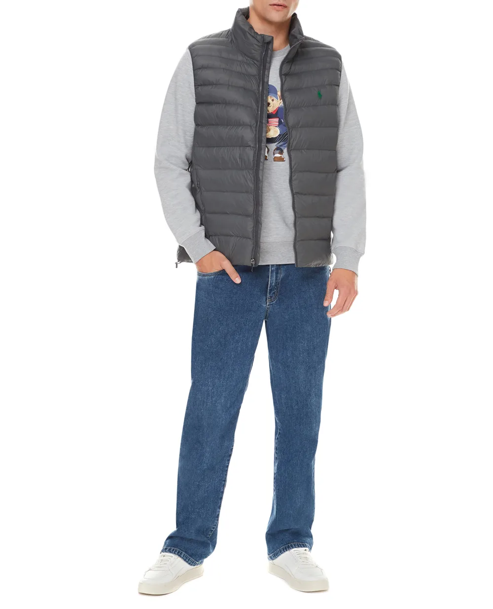 Жилет Polo Ralph Lauren 710810898011, серый цвет • Купить в интернет-магазине Kameron
