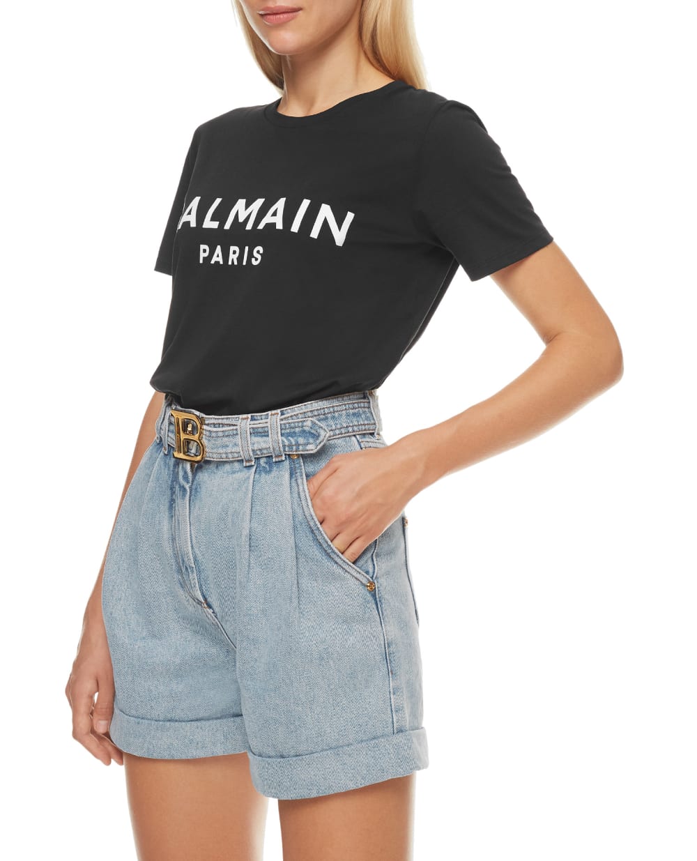 Футболка Balmain WF1EF000B044, черный цвет • Купить в интернет-магазине Kameron