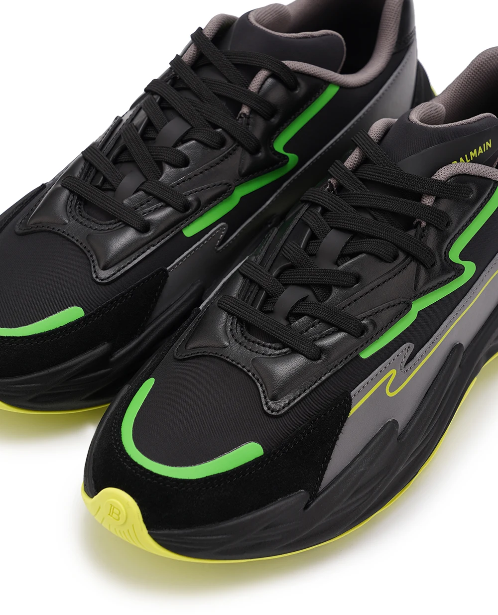 Кроссовки Run-Row Balmain DM1VI355LNVY, черный цвет • Купить в интернет-магазине Kameron