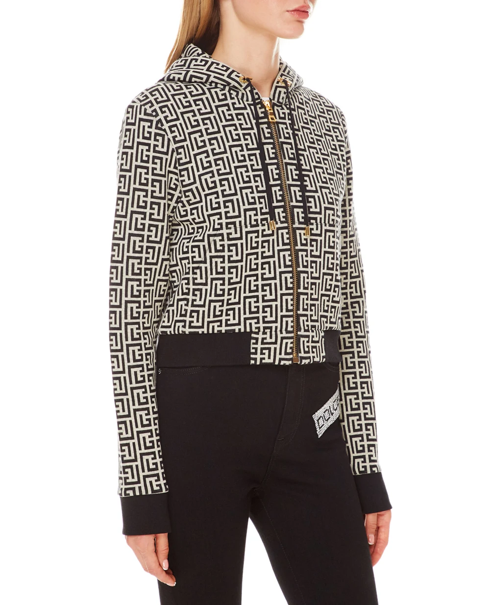 Худи Balmain WF1JX000J193, разноцветный цвет • Купить в интернет-магазине Kameron