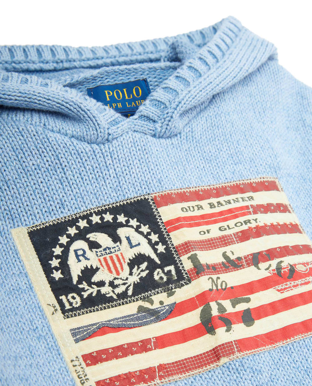 Худи Polo Ralph Lauren Kids 321787117001, голубой цвет • Купить в интернет-магазине Kameron