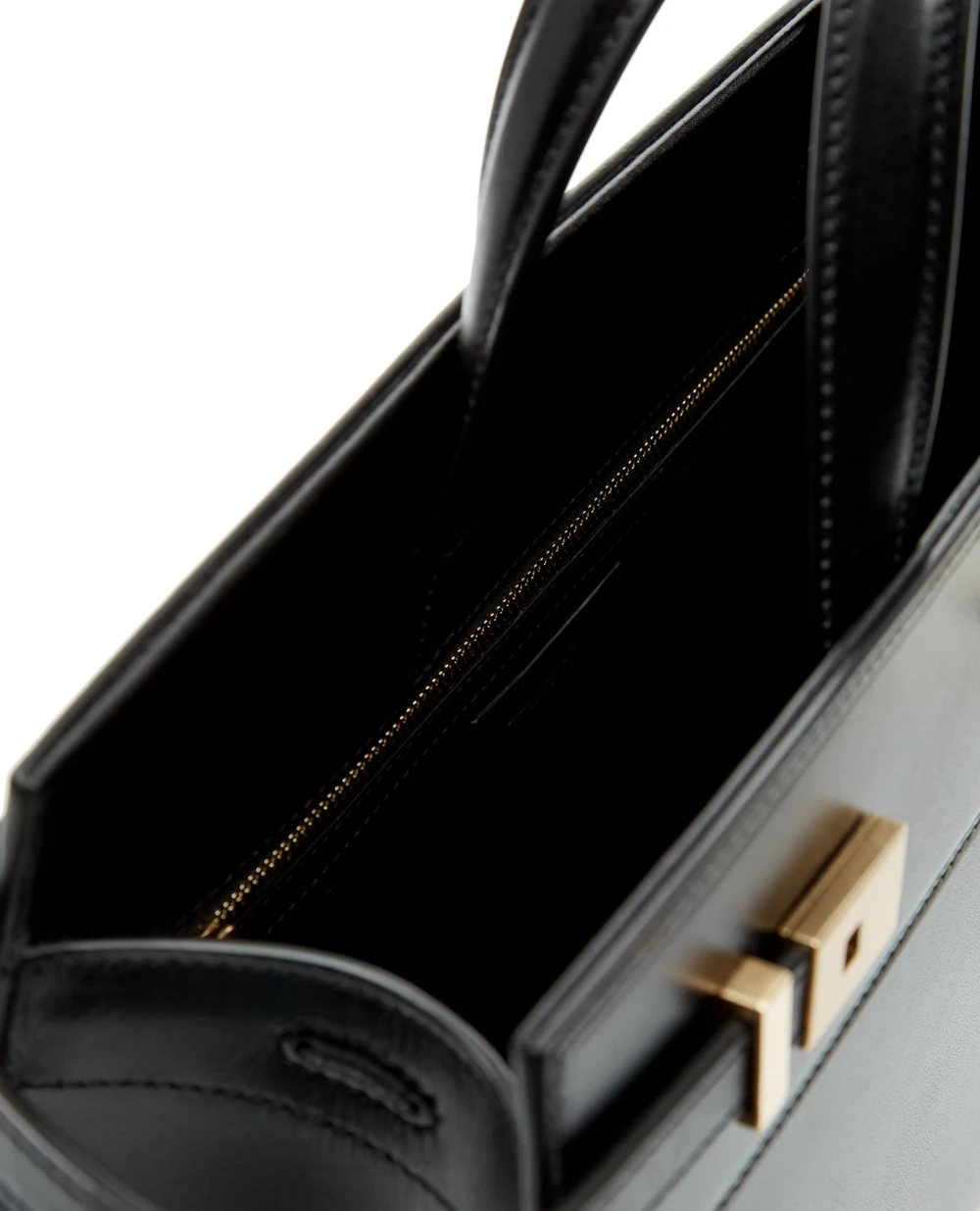 Кожаная сумка Manhattan Saint Laurent 568702-0SX0W-, черный цвет • Купить в интернет-магазине Kameron