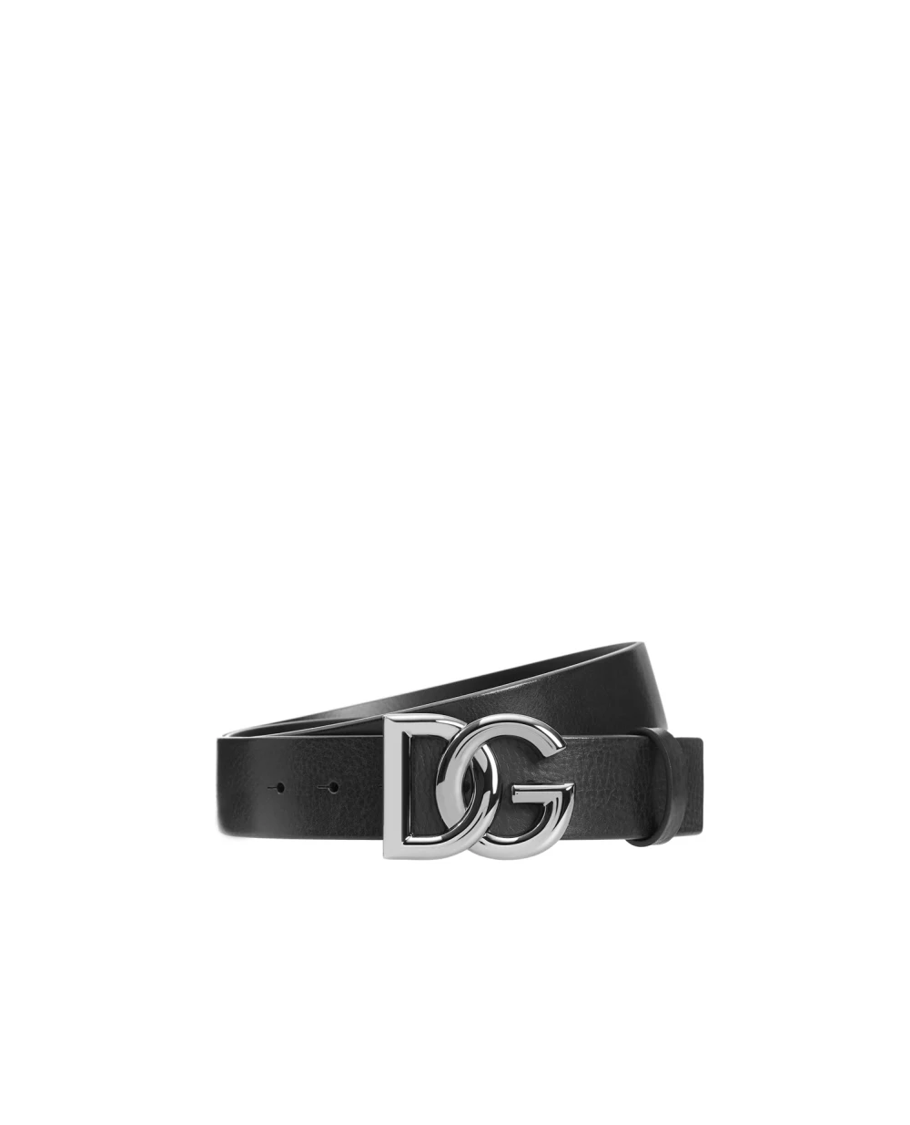 Кожаный ремень Dolce&Gabbana BC4630-AV480, черный цвет • Купить в интернет-магазине Kameron