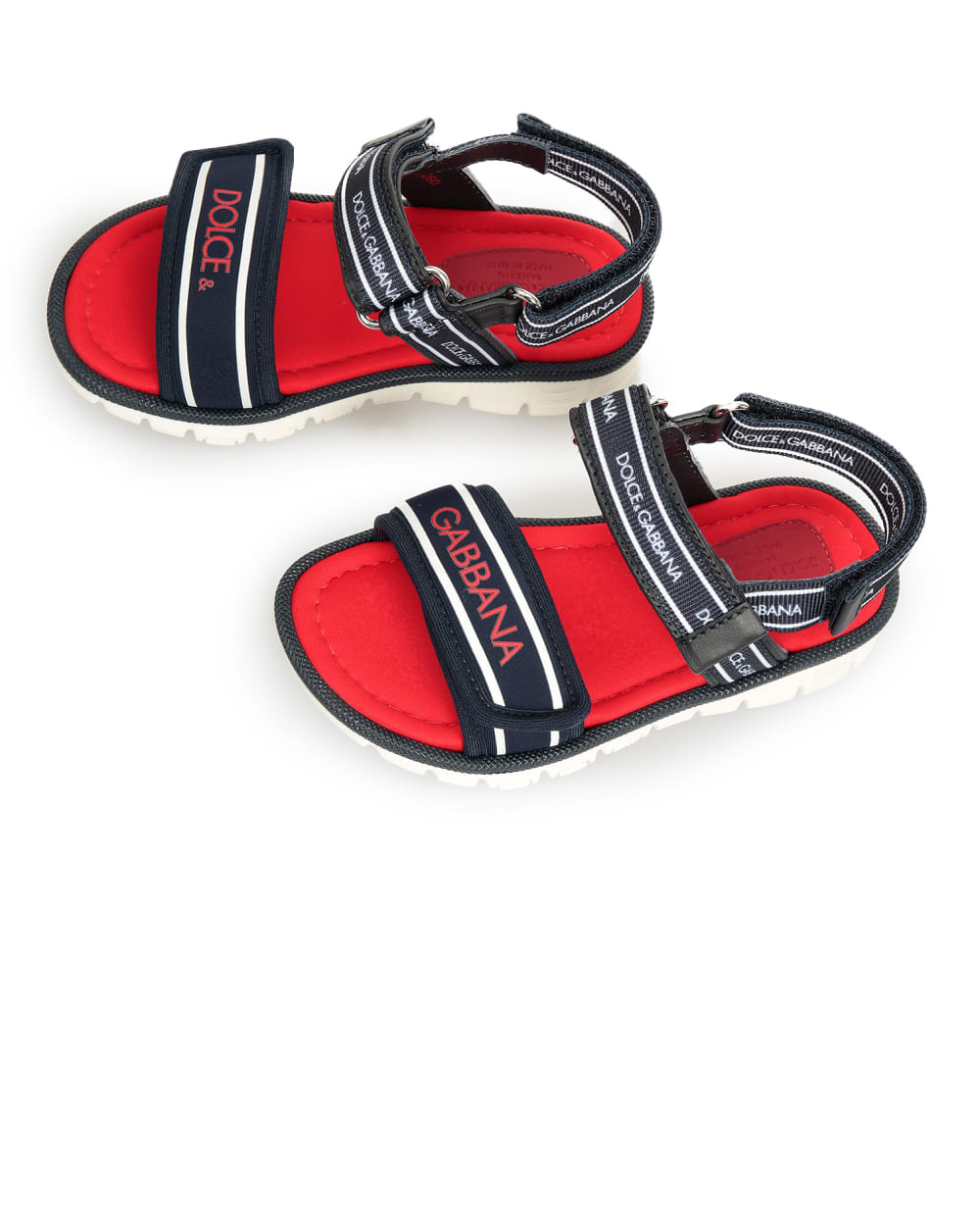 Сандалии Bambino Dolce&Gabbana Kids DL0066-AO260, синий цвет • Купить в интернет-магазине Kameron