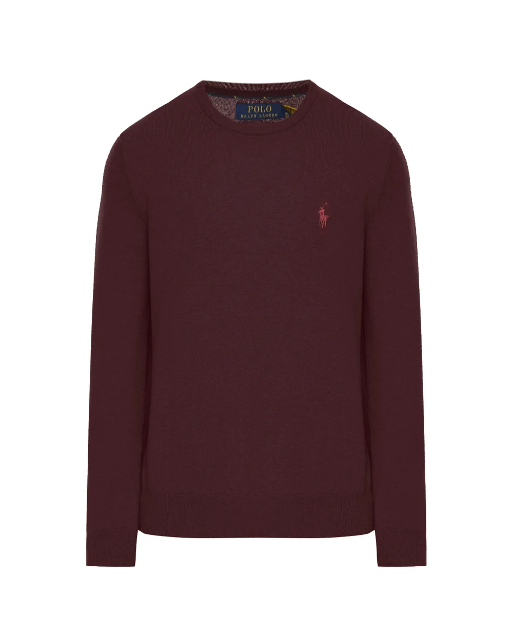 Шерстяной джемпер Polo Ralph Lauren 710876846005, бордовый цвет • Купить в интернет-магазине Kameron