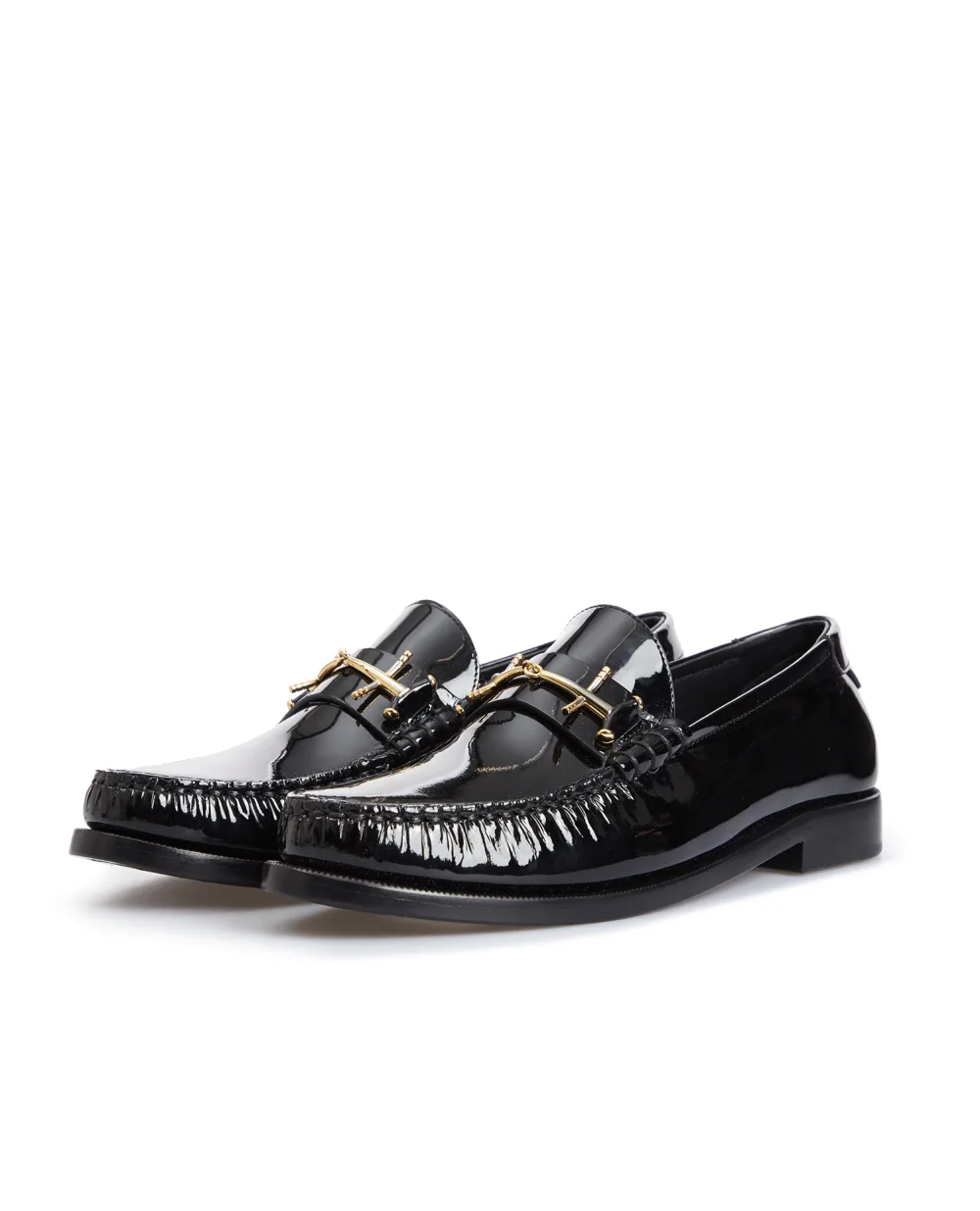 Кожаные лоферы Saint Laurent 743774-AAB3B, черный цвет • Купить в интернет-магазине Kameron
