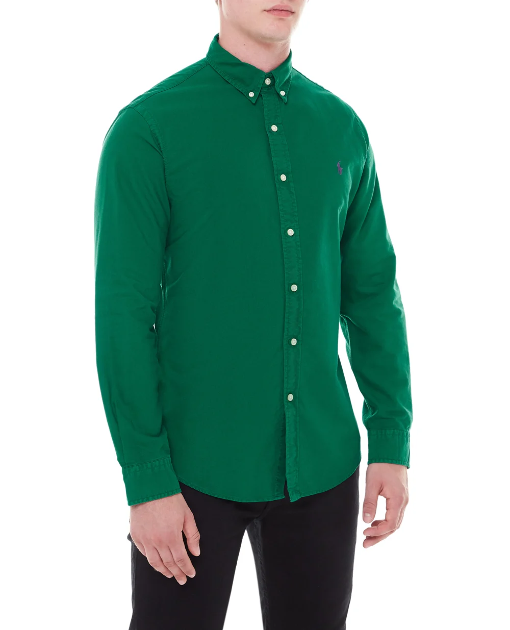Рубашка Polo Ralph Lauren 710804257034, зеленый цвет • Купить в интернет-магазине Kameron