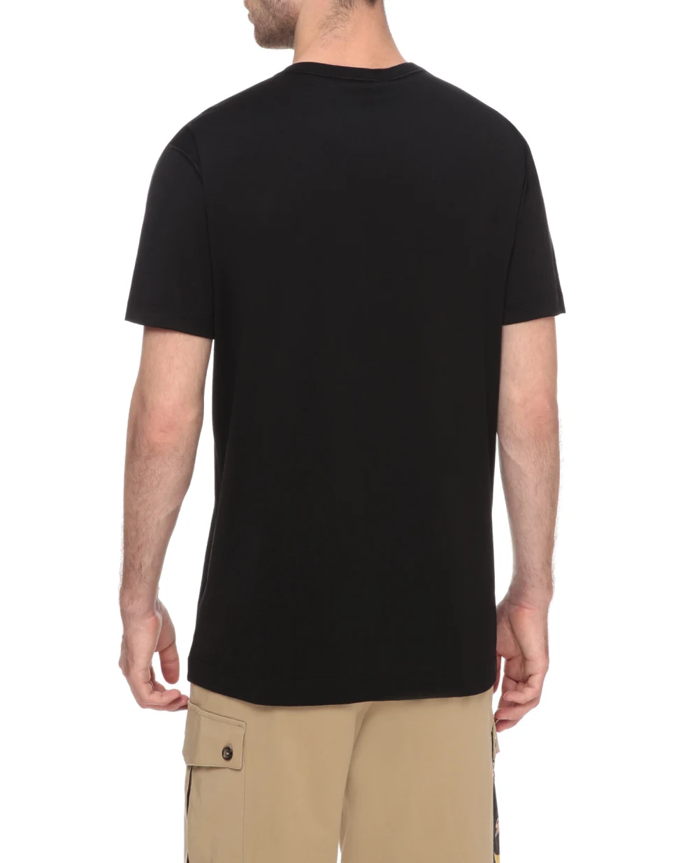 Футболка Dolce&Gabbana G8KJ9T-FU7EQ, черный цвет • Купить в интернет-магазине Kameron