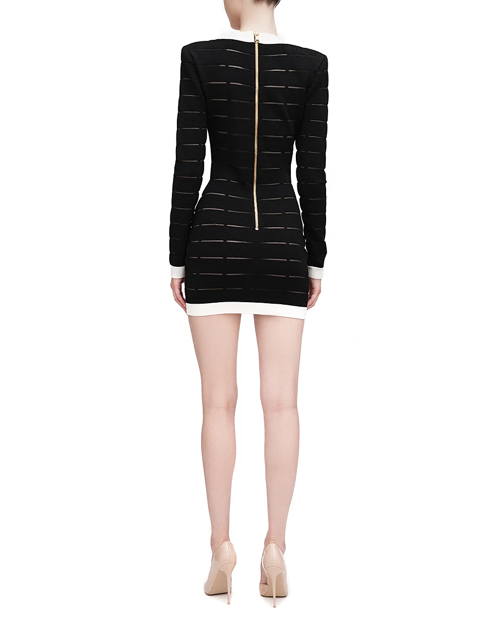 Платье Balmain DF1R8053KG59, черный цвет • Купить в интернет-магазине Kameron
