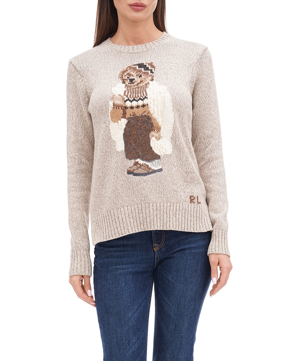 Джемпер Polo Bear Polo Ralph Lauren 211916195001, бежевый цвет • Купить в интернет-магазине Kameron