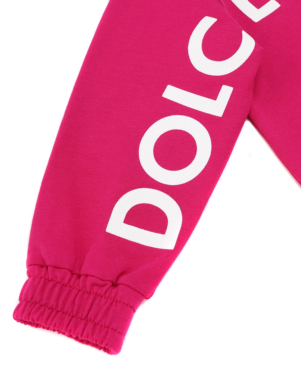 Детский свитшот (костюм) Dolce&Gabbana Kids L2JW9J-G7J6W, малиновый цвет • Купить в интернет-магазине Kameron