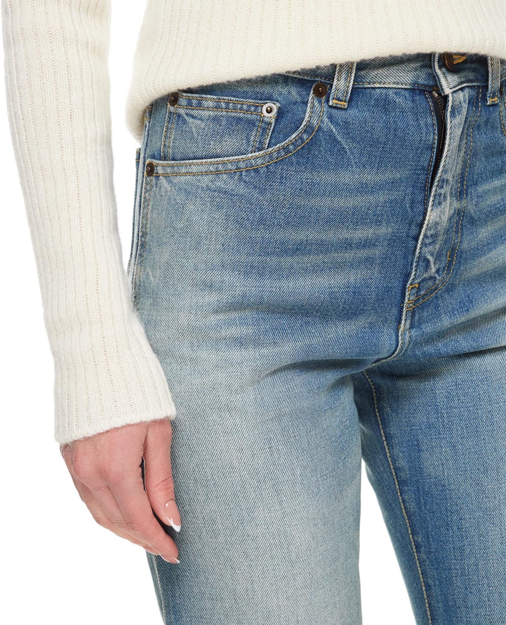 Джинсы Clyde Saint Laurent 705103-YE863, голубой цвет • Купить в интернет-магазине Kameron
