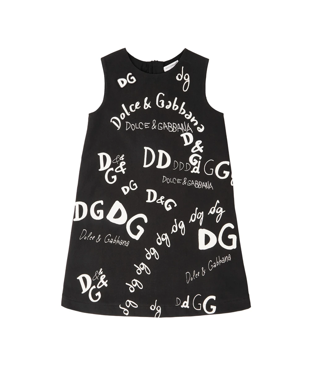 Платье Dolce&Gabbana Kids L5JDZ2-G7XCF-B, черный цвет • Купить в интернет-магазине Kameron