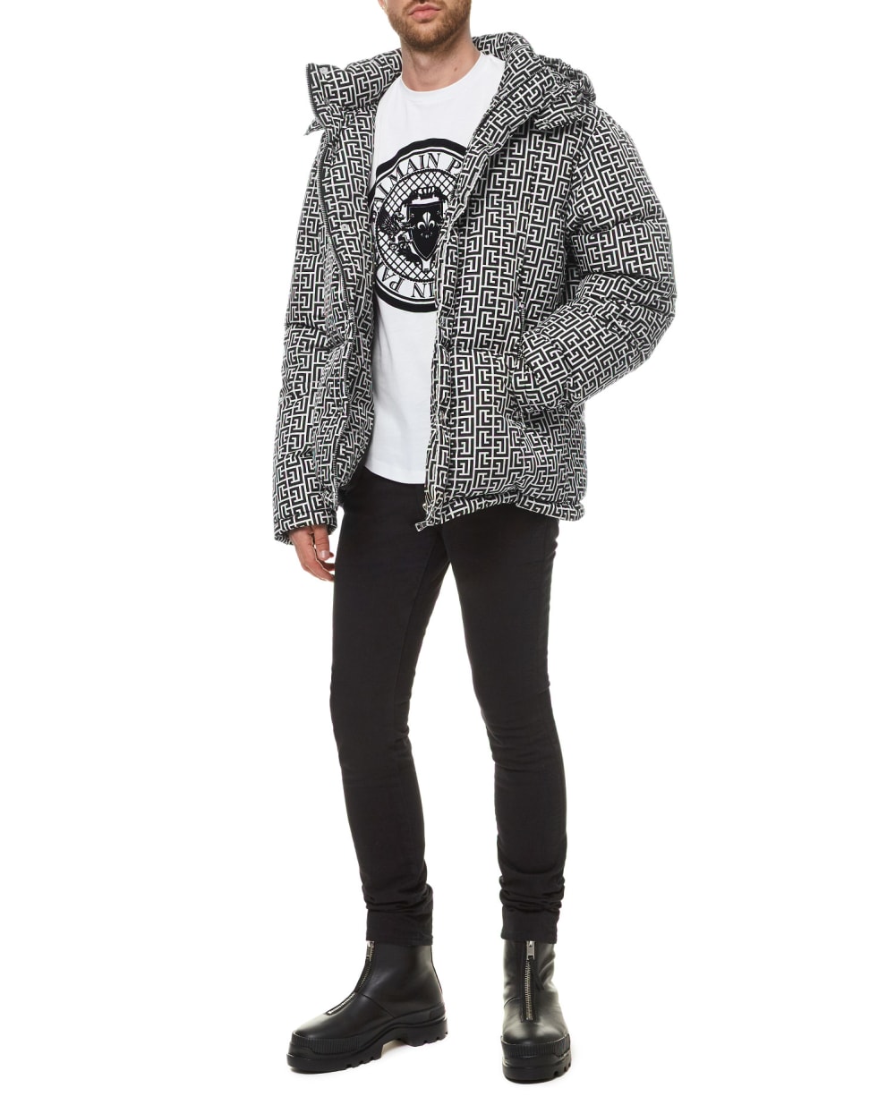 Пуховик Balmain WH1TP036I687, разноцветный цвет • Купить в интернет-магазине Kameron